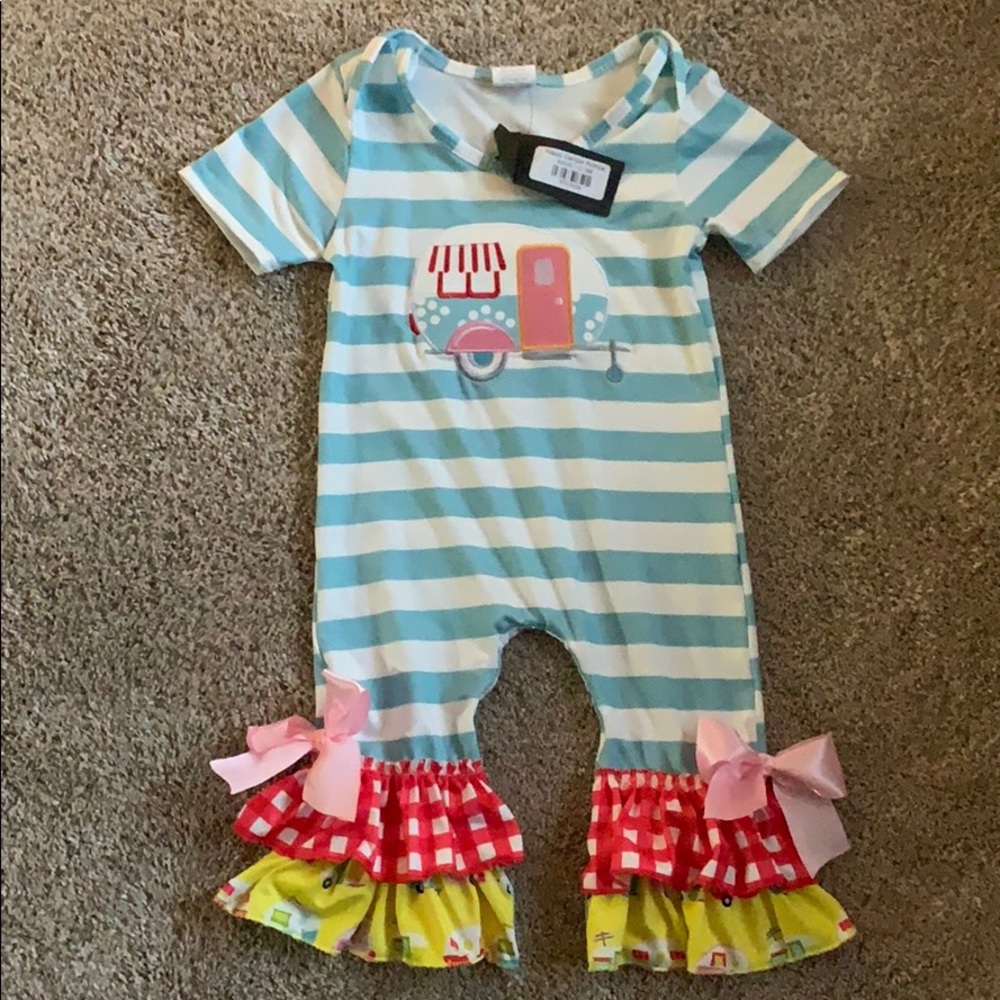 Happy camper romper